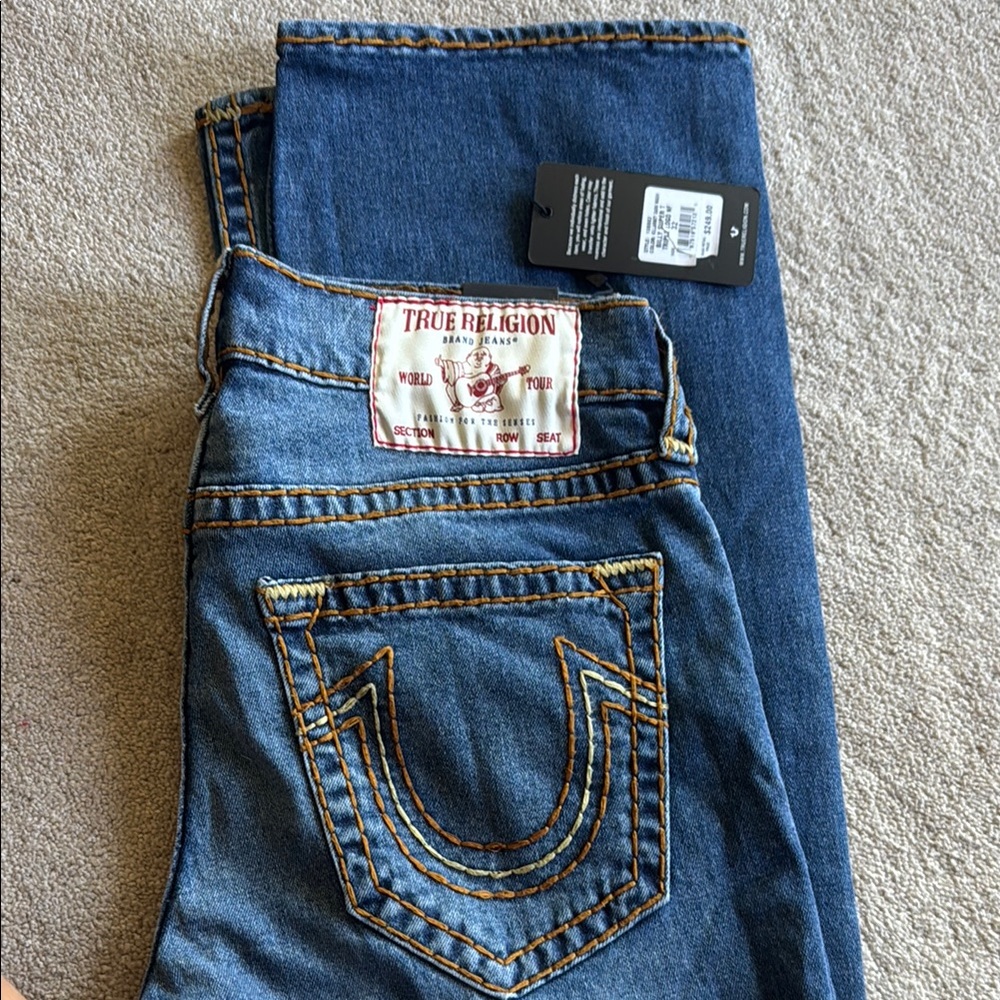 True Religion Denim with Contrast Stitching